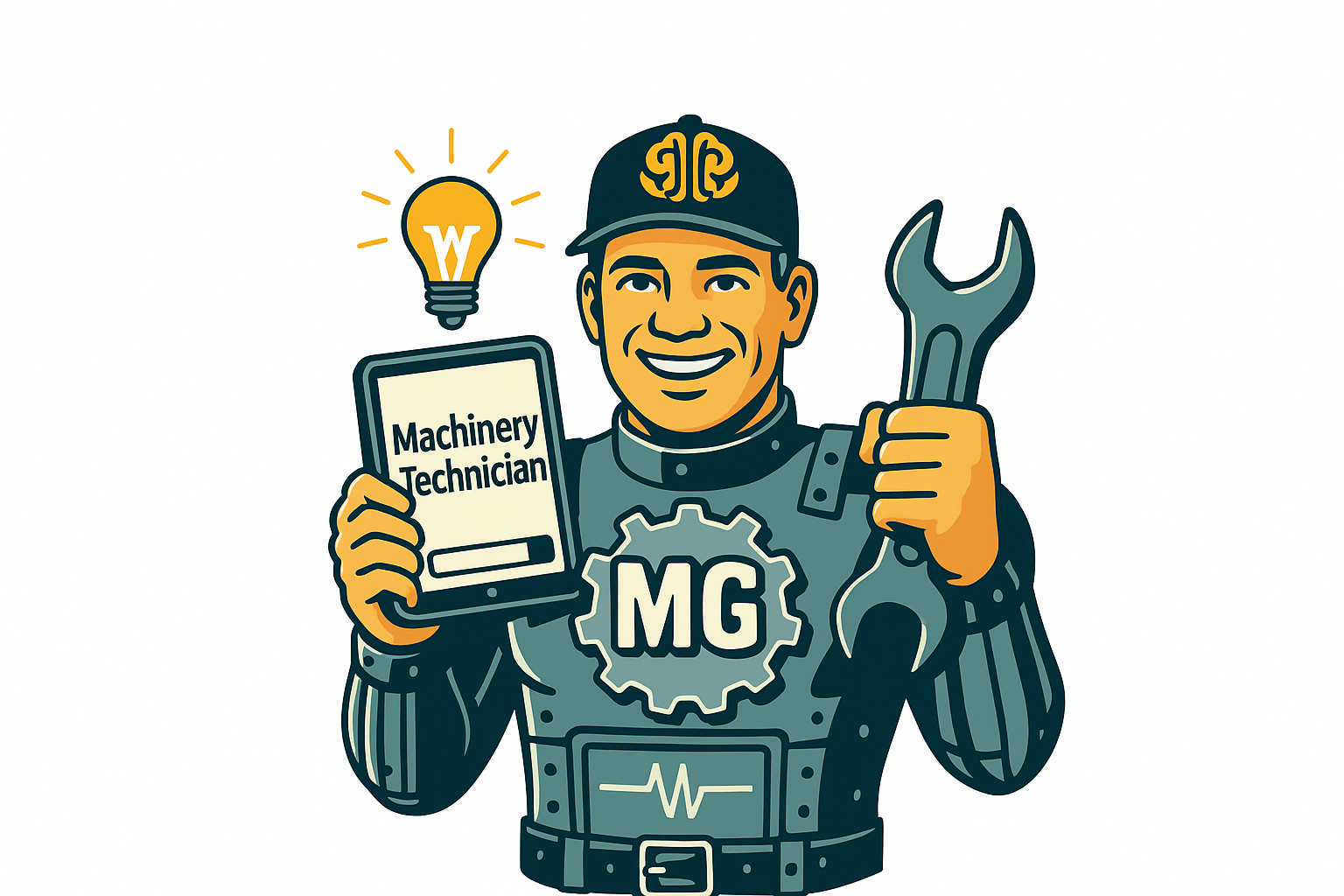 Machinery Genius Mascot
